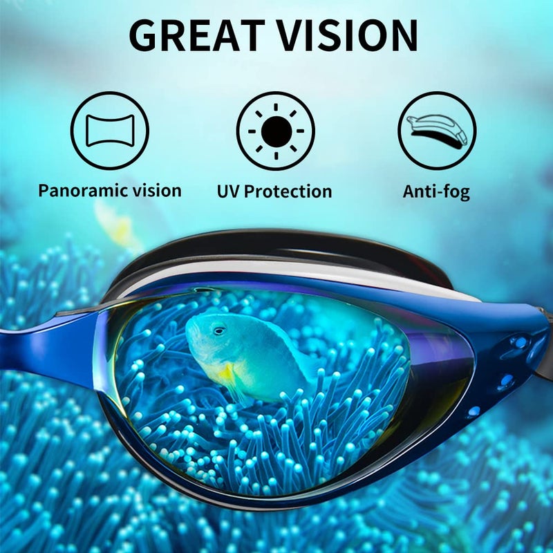 AIKOTOO Shortsighted Swim Goggles Wide View - Image 2